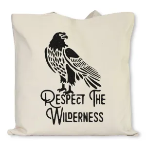 Respect The Wilderness Falcon Tote Bag