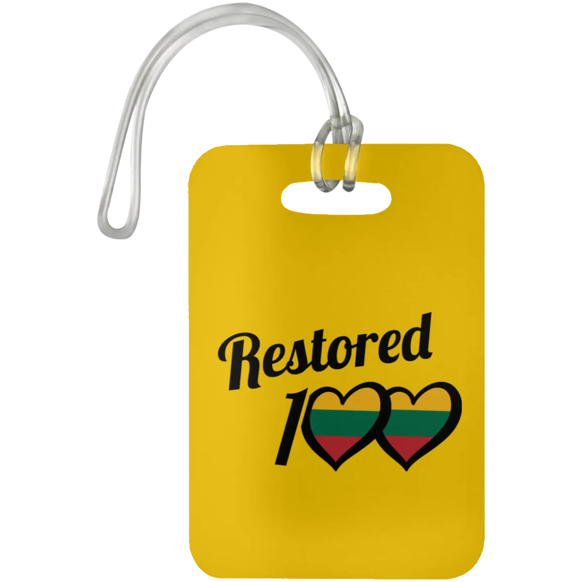 Restored 100 - Luggage Bag Tag