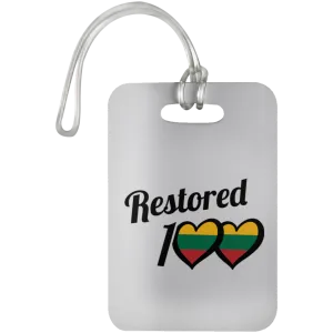 Restored 100 - Luggage Bag Tag