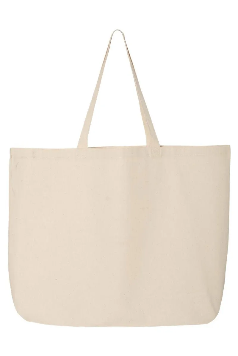 Retro Softball Game Day Canvas Jumbo Tote