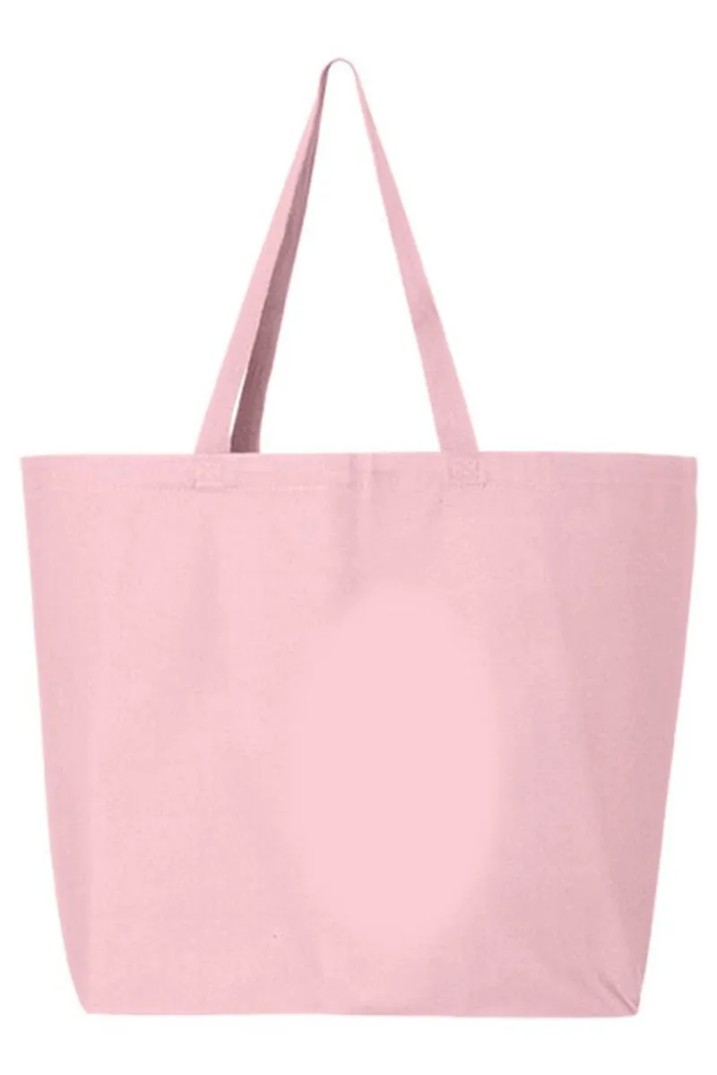 Retro Softball Game Day Canvas Jumbo Tote