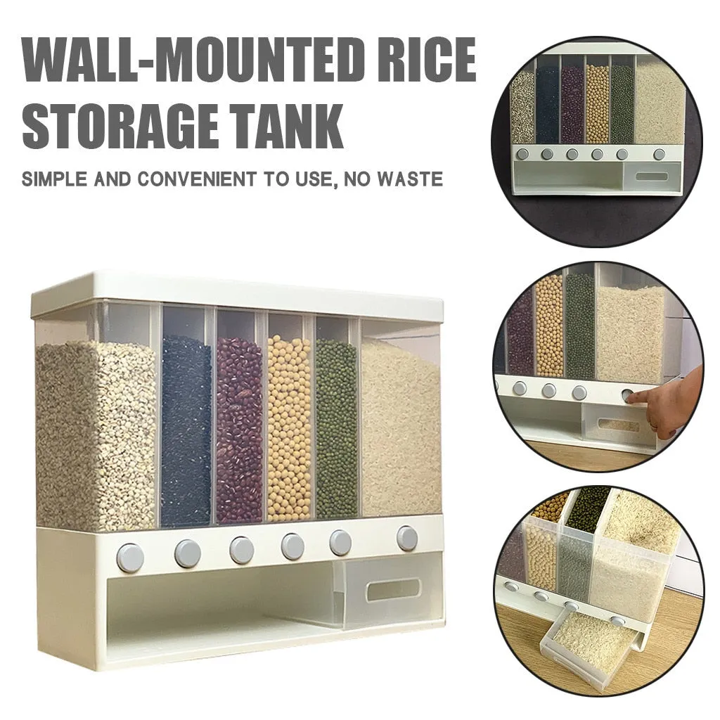 Retro Wall-mounted Dry Food Dispenser