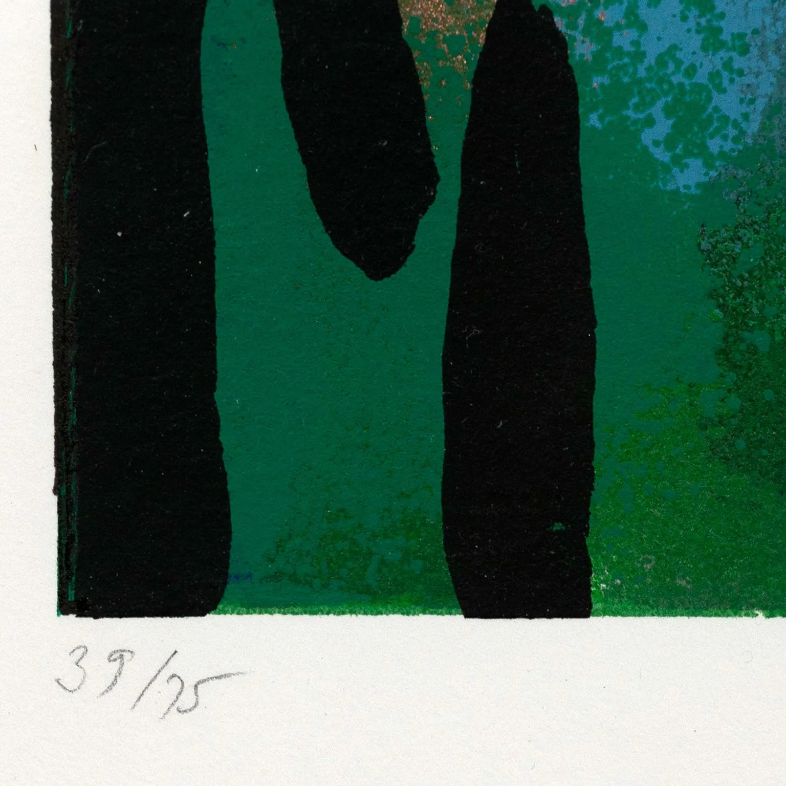 RIOPELLE "AU-DE-ÇA" SILKSCREEN, 1995