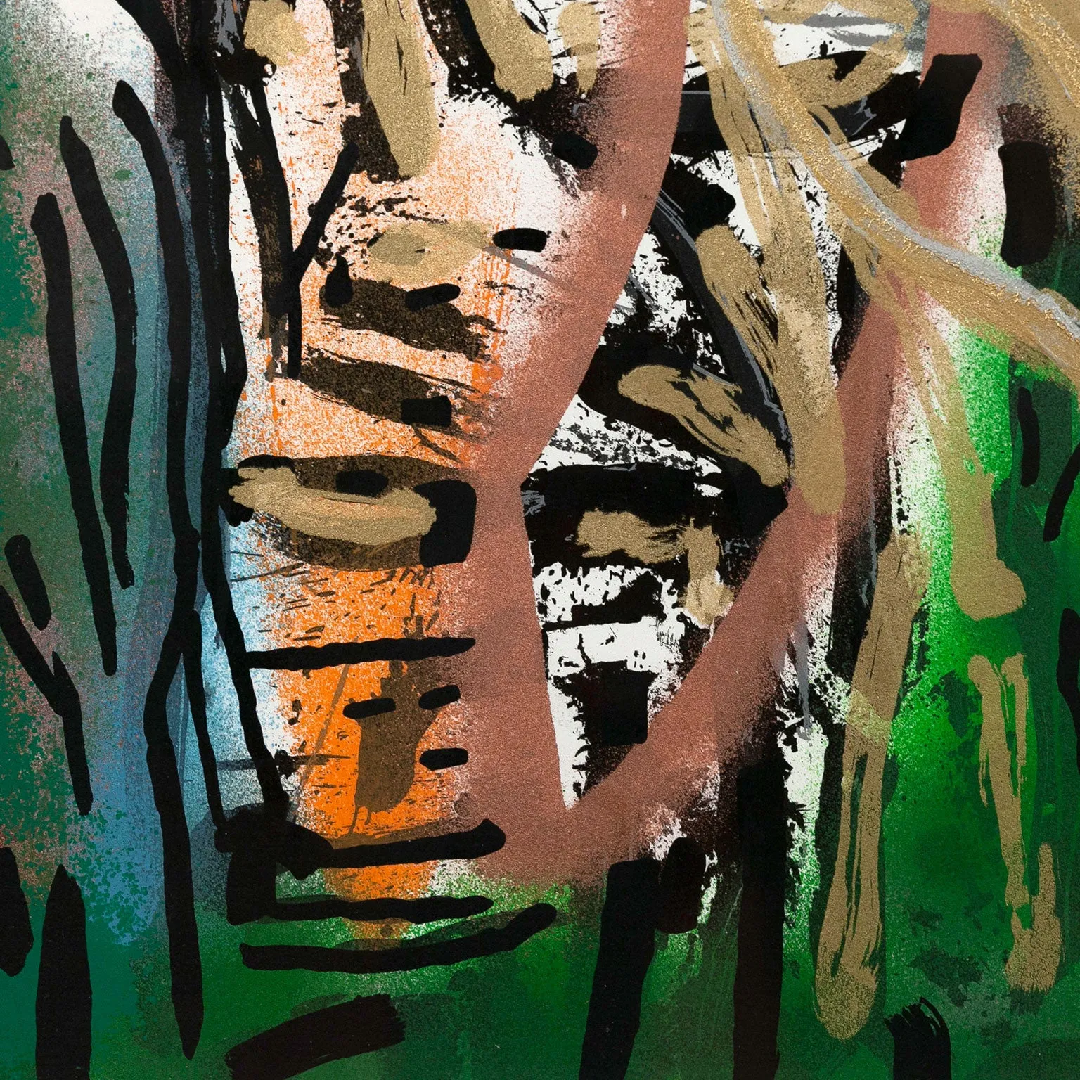 RIOPELLE "AU-DE-ÇA" SILKSCREEN, 1995