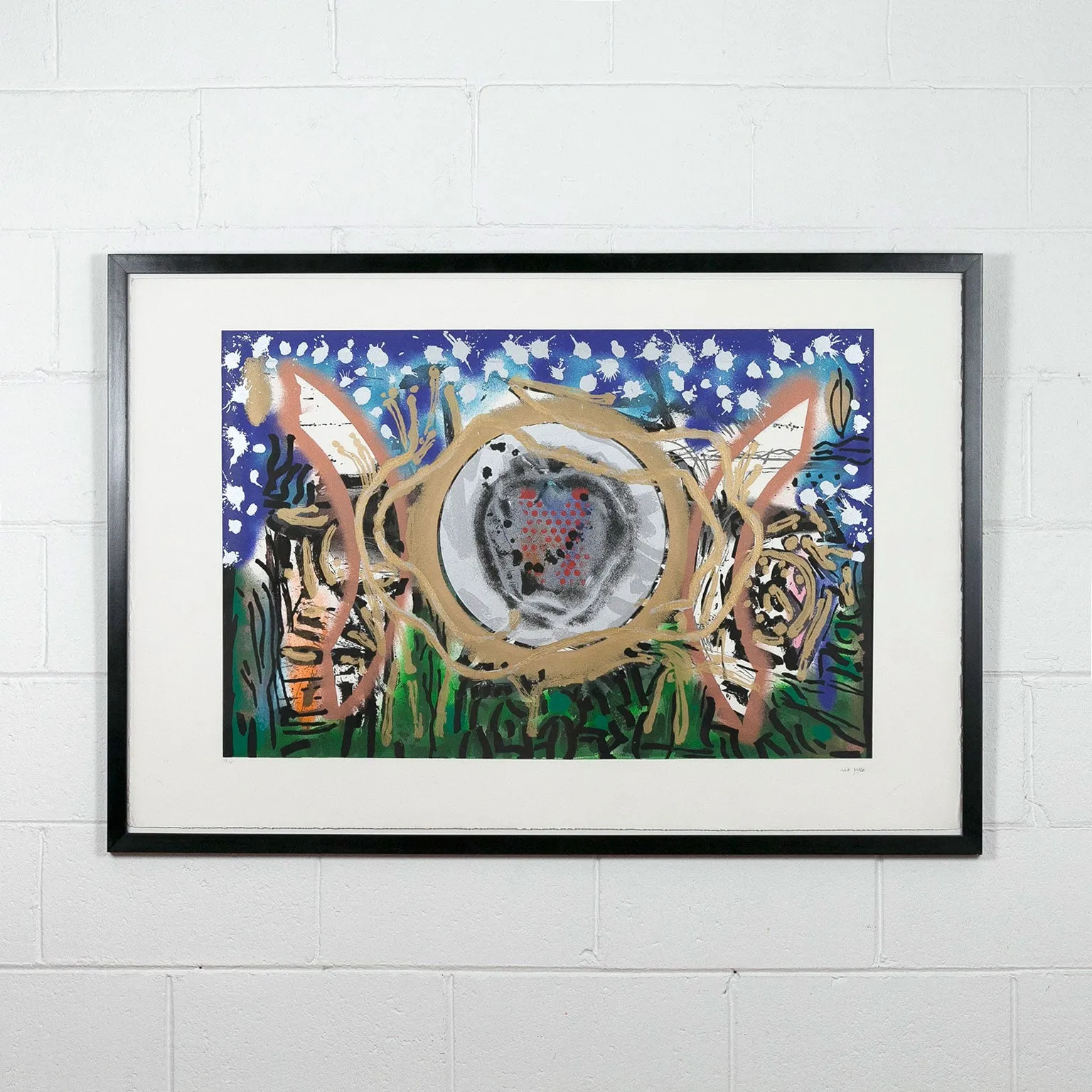 RIOPELLE "AU-DE-ÇA" SILKSCREEN, 1995