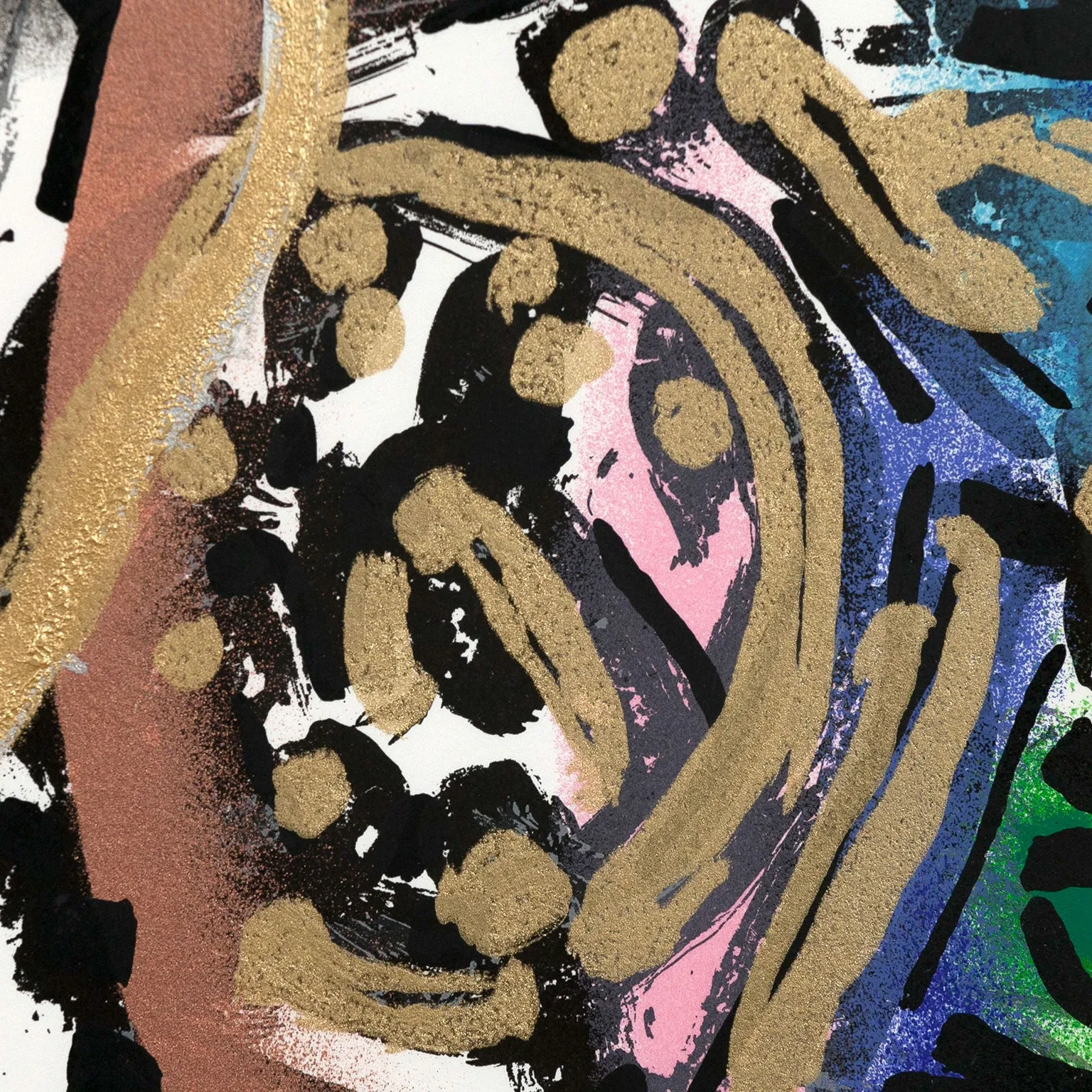 RIOPELLE "AU-DE-ÇA" SILKSCREEN, 1995