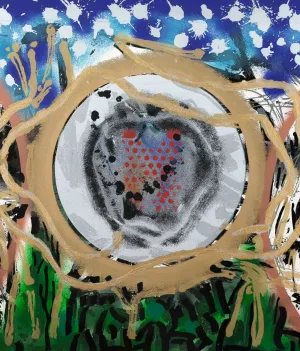 RIOPELLE "AU-DE-ÇA" SILKSCREEN, 1995