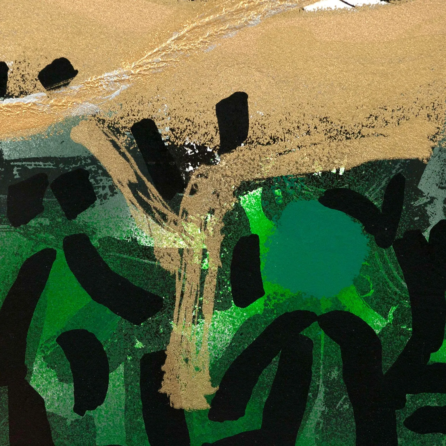 RIOPELLE "AU-DE-ÇA" SILKSCREEN, 1995
