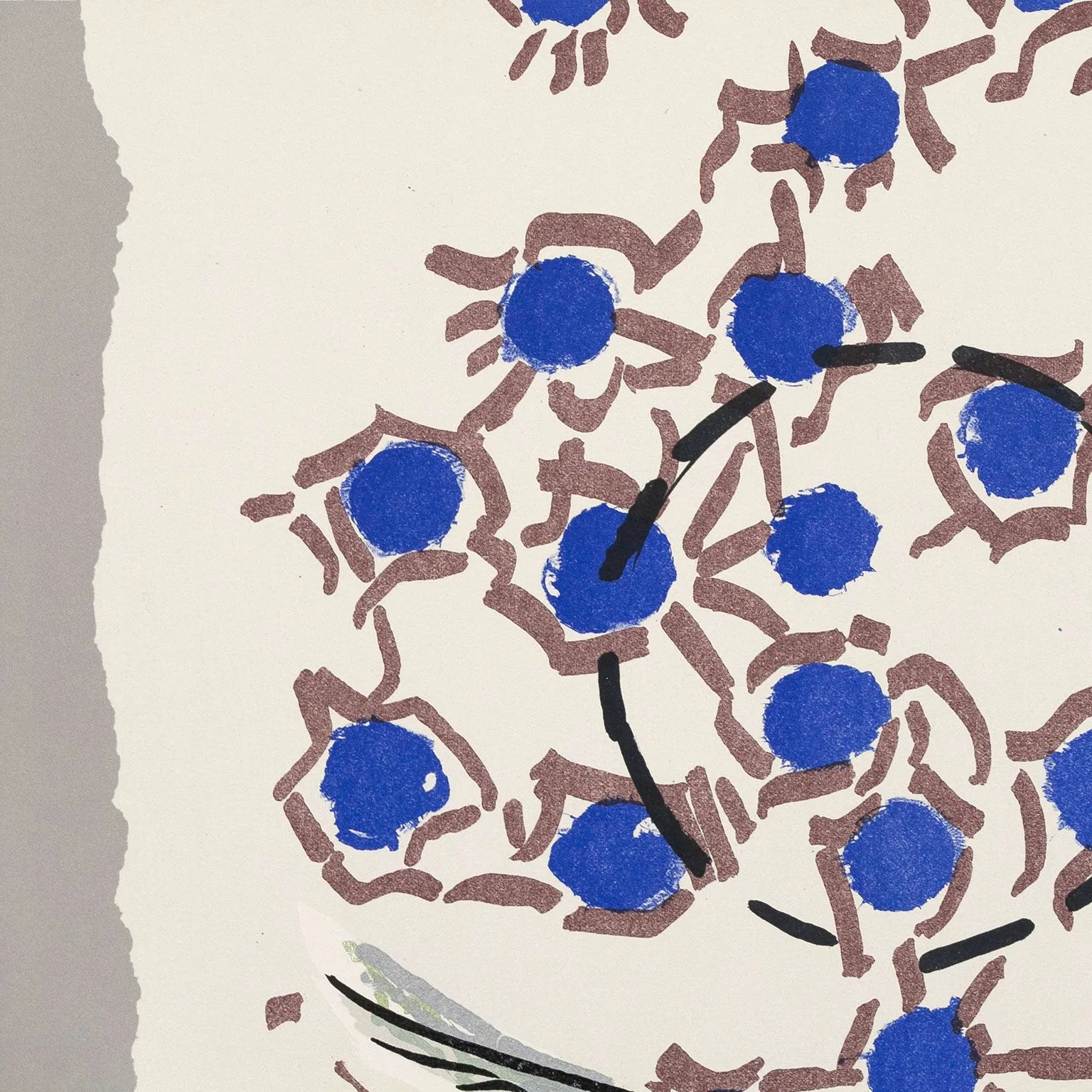 RIOPELLE "DOVE OF PEACE" SILKSCREEN, 1988
