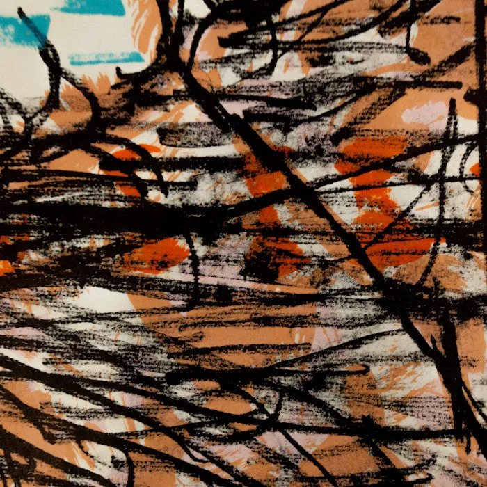 RIOPELLE "LE SABLIER 2" LITHO, 1979