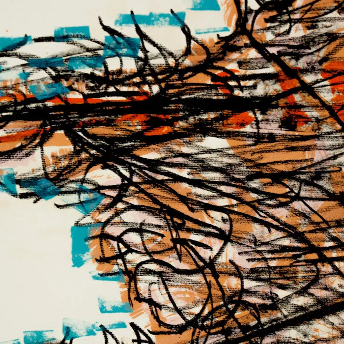 RIOPELLE "LE SABLIER 2" LITHO, 1979