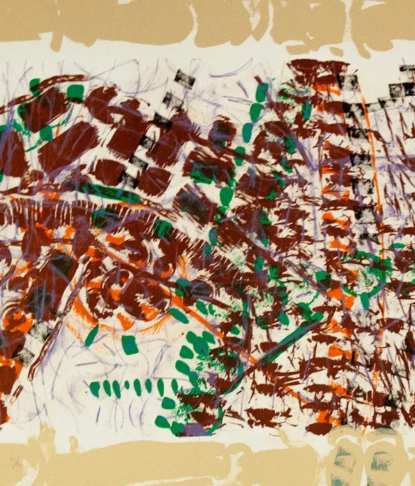 RIOPELLE "LE SABLIER 3" LITHO, 1979