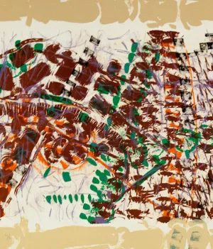 RIOPELLE "LE SABLIER 3" LITHO, 1979