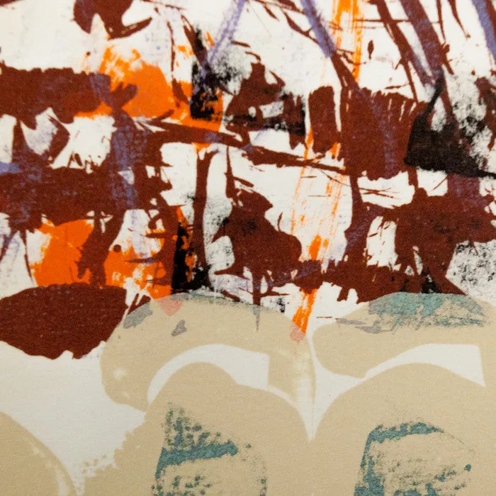 RIOPELLE "LE SABLIER 3" LITHO, 1979