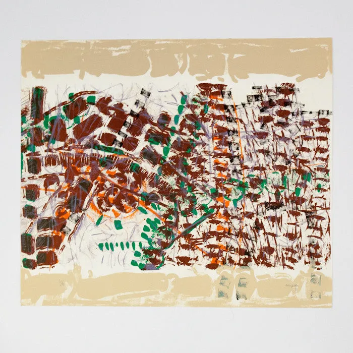 RIOPELLE "LE SABLIER 3" LITHO, 1979