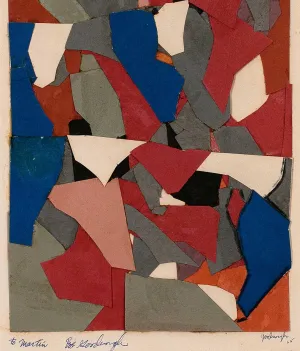 ROBERT GOODNOUGH "COLLAGE FOR A STAINED GLASS WINDOW", 1965