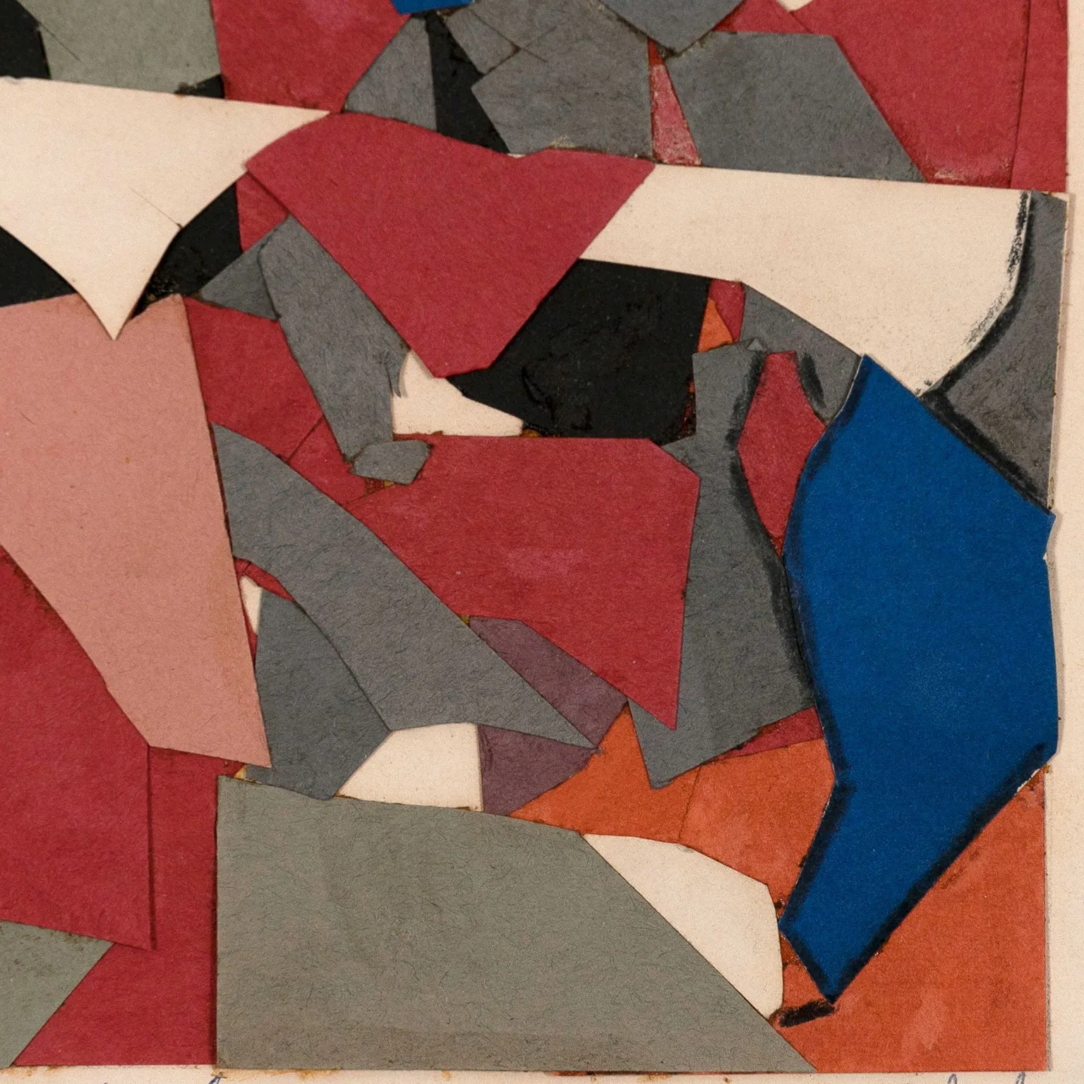 ROBERT GOODNOUGH "COLLAGE FOR A STAINED GLASS WINDOW", 1965