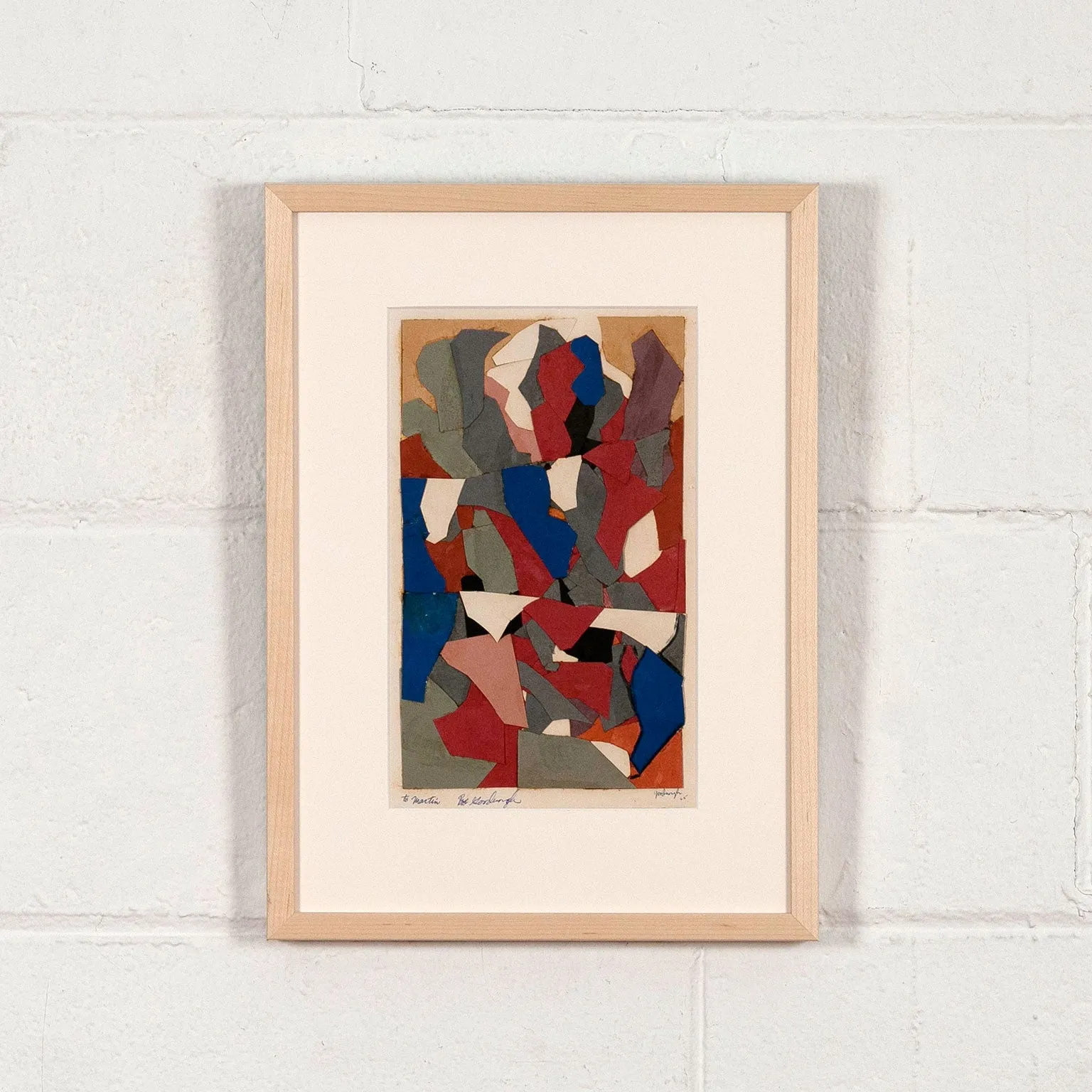 ROBERT GOODNOUGH "COLLAGE FOR A STAINED GLASS WINDOW", 1965