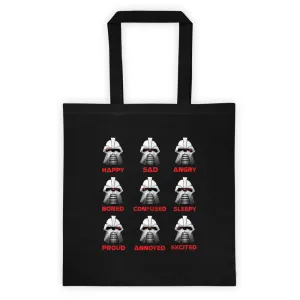 Robot Moods Emotions Chart Tote Bag