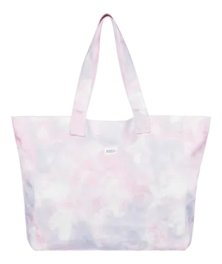 Roxy Womens Anti Bad Vibes Canvas Tote Bag