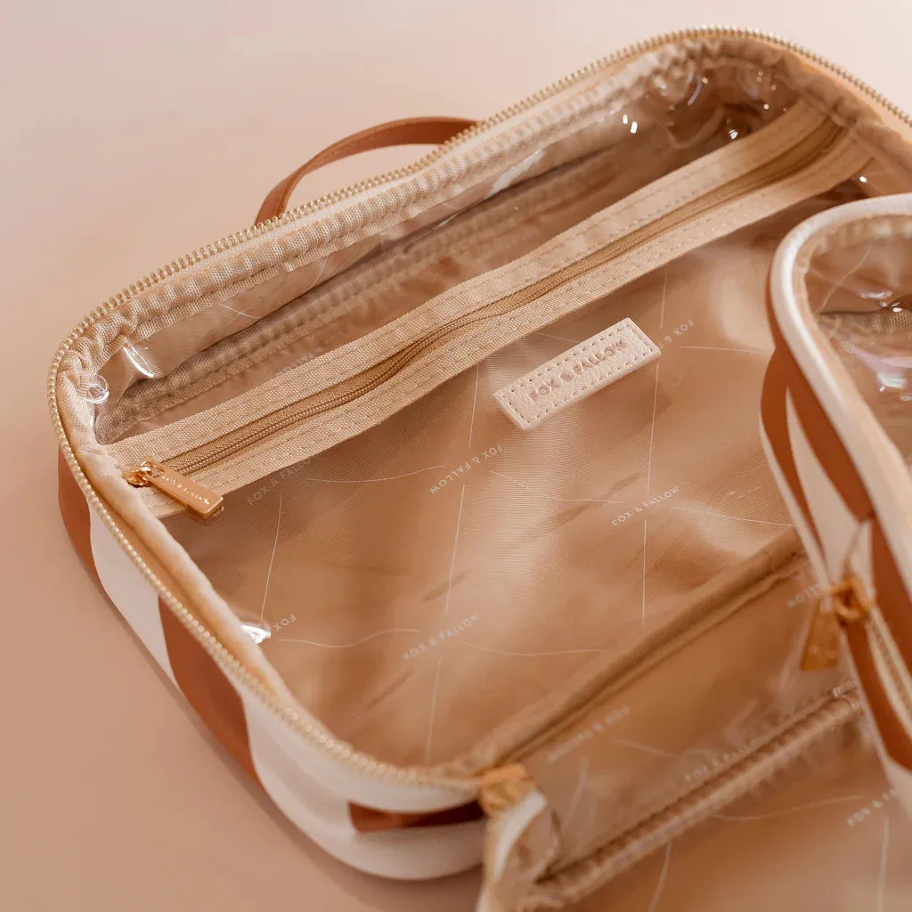 Rust Swirl Cosmetic Bag