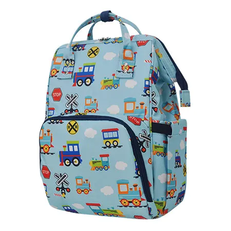 !SALE! Train Print NGIL Diaper Bag/Travel Backpack