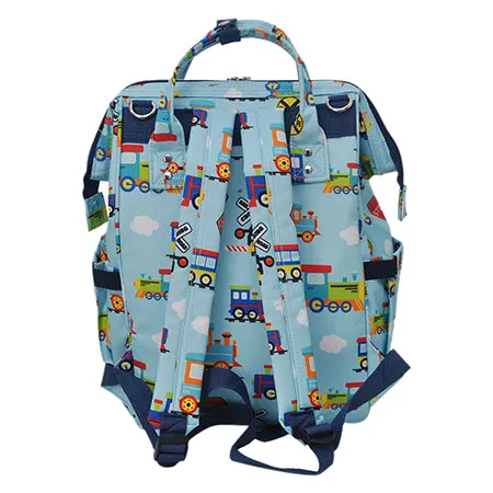 !SALE! Train Print NGIL Diaper Bag/Travel Backpack