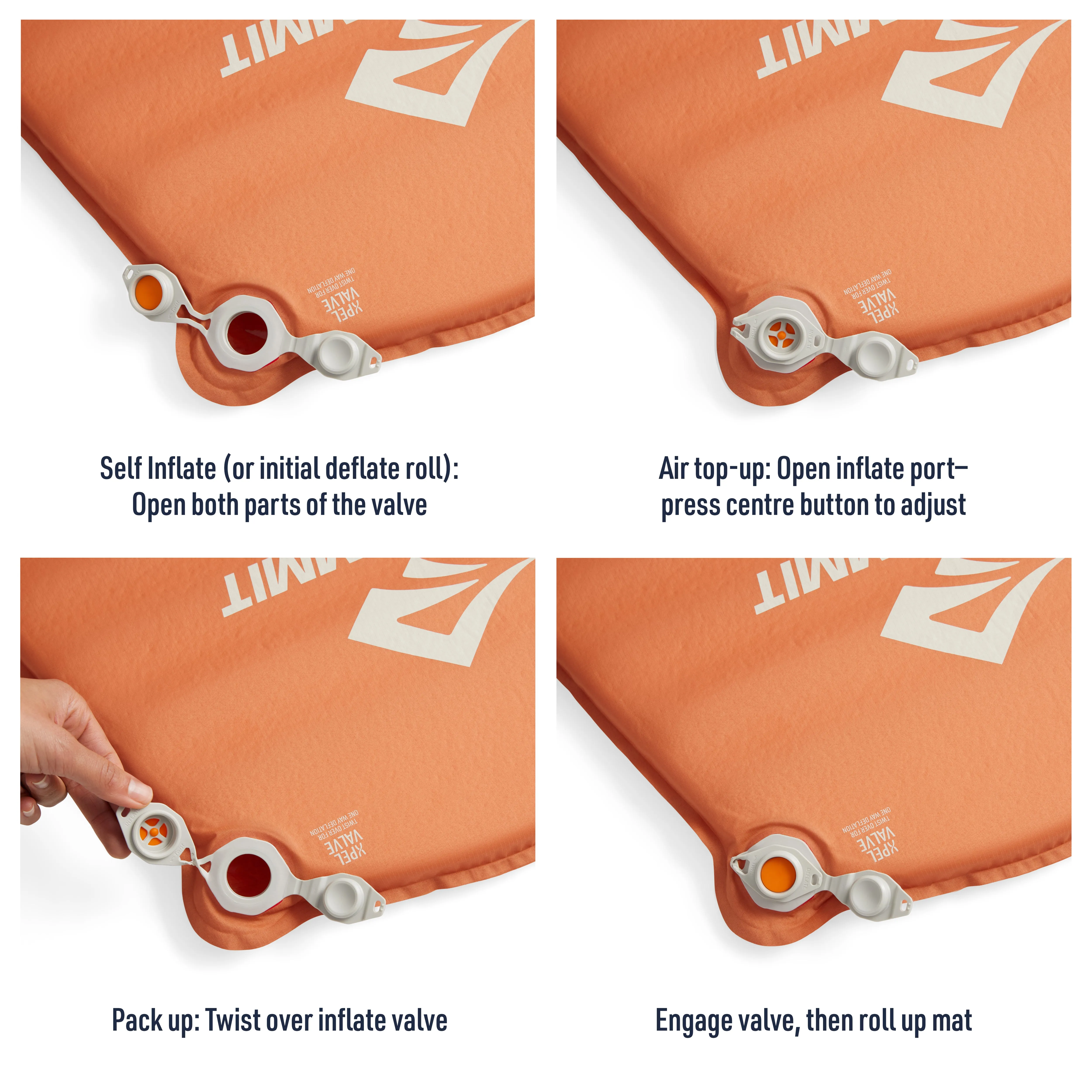 Sea to Summit Pursuit Plus Self Inflating Mat - Large Contour