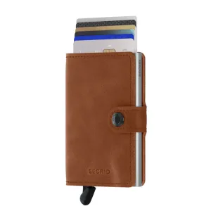 SECRID MINI WALLET | VINTAGE COGNAC SILVER