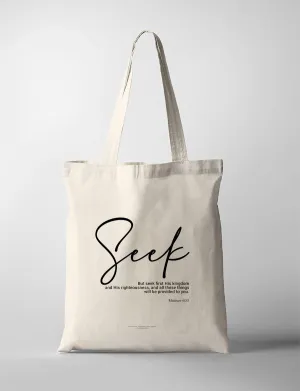 Seek First His Kingdom {Tote Bag}