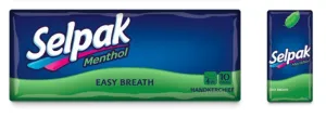 Selpak Menthol Perfumed Hanky 4 PLY (Pack of 5)