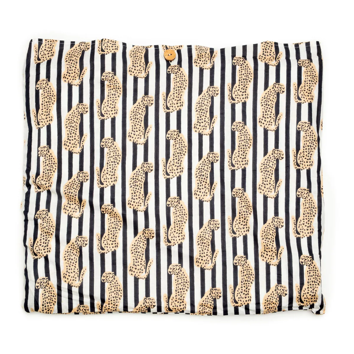Serendipity Cotton Quilted Tote - Leopard