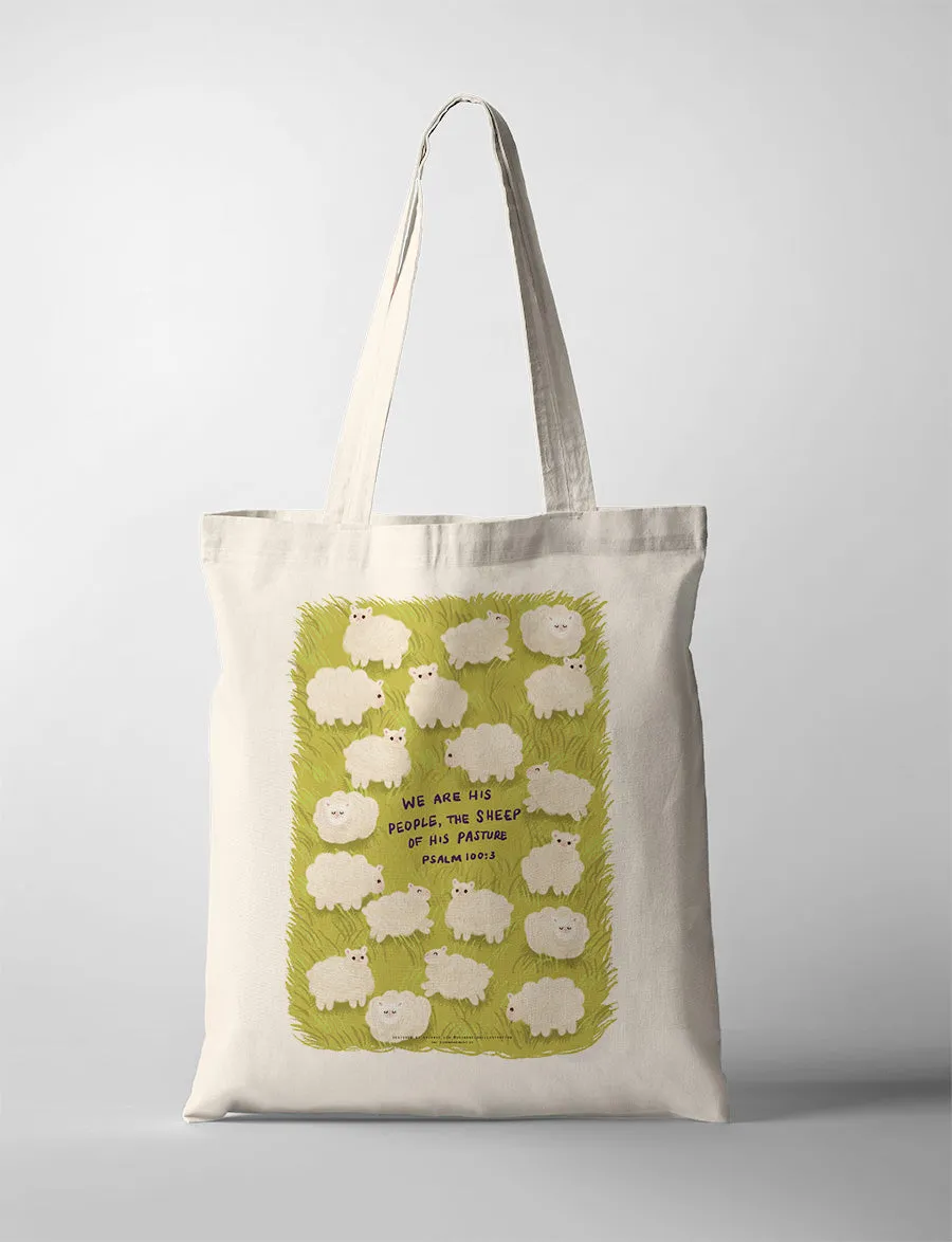 Sheep of His Pasture {Tote Bag}