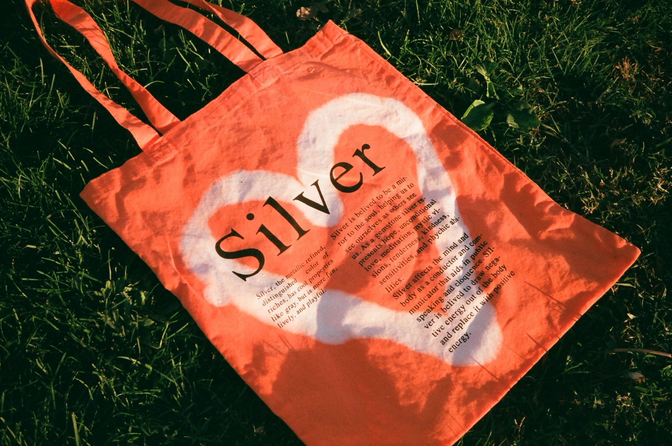 Shop Silver Tote Bag