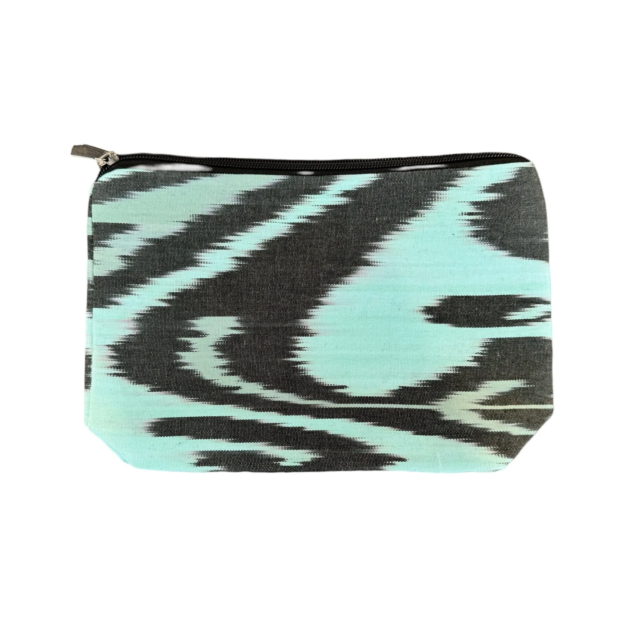 Silk Ikat Zipper Pouch From Uzbekistan