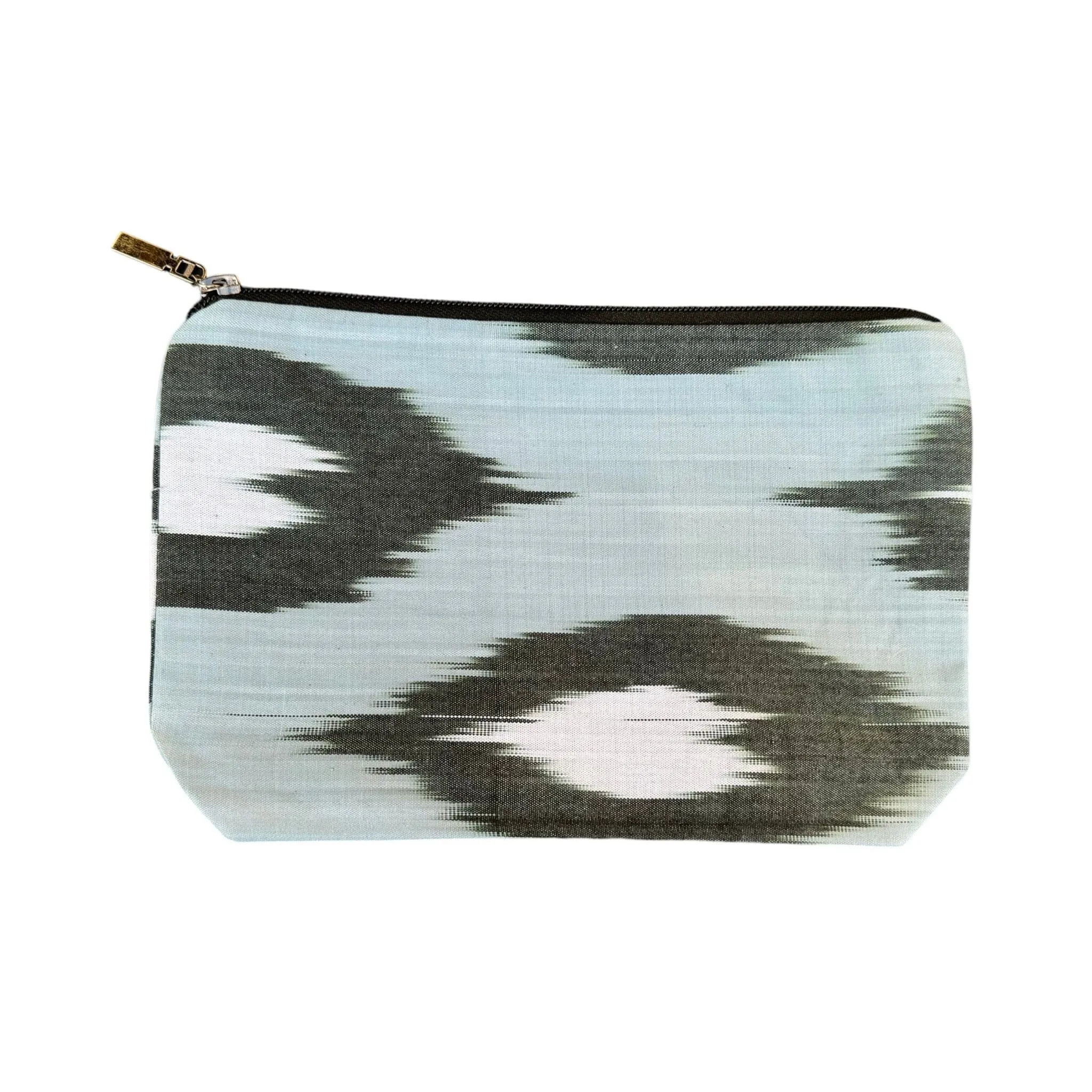 Silk Ikat Zipper Pouch From Uzbekistan