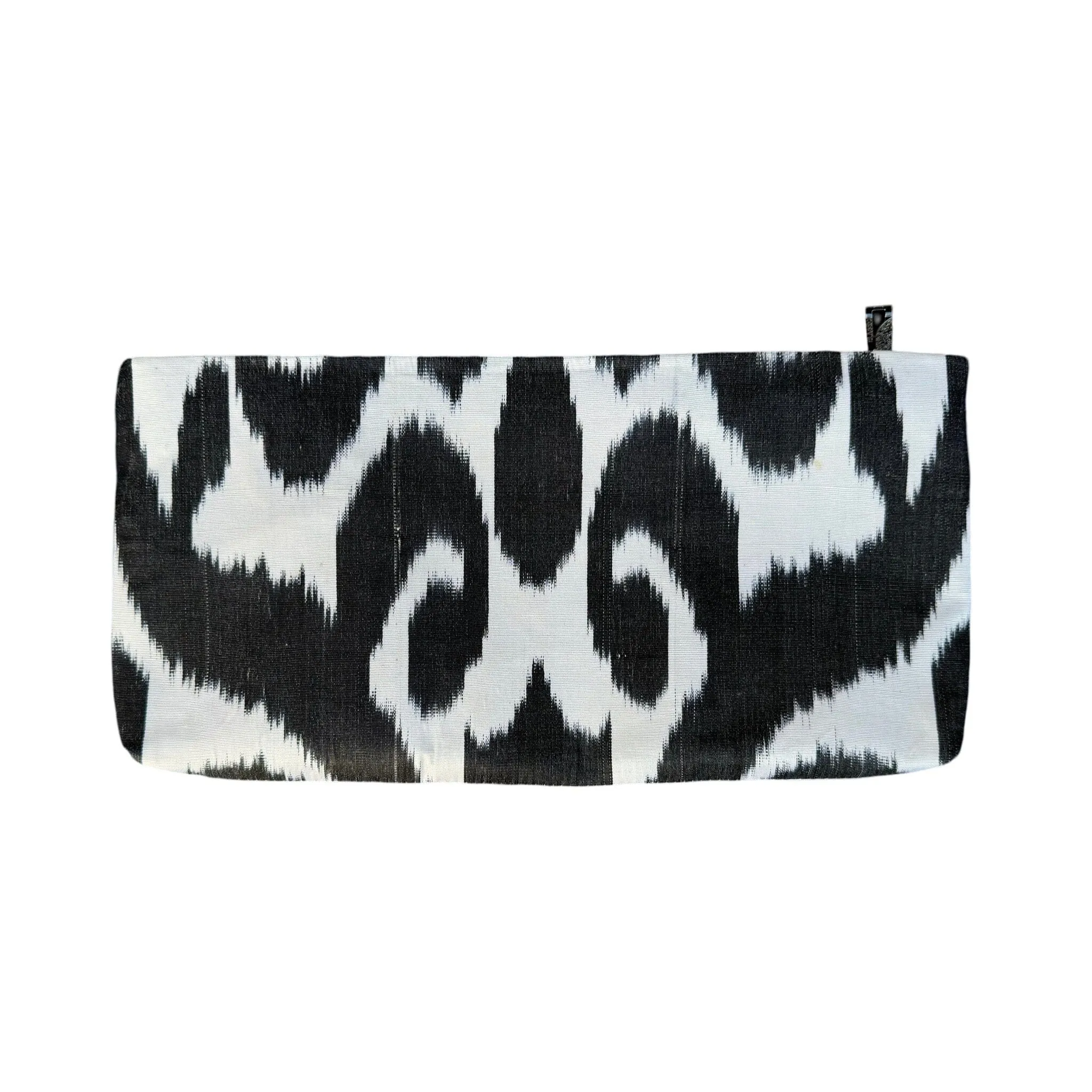 Silk Ikat Zipper Pouch From Uzbekistan
