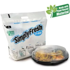 SimplyFresh - Tamper Evident Food Delivery Bags - Large (20x14 3.25)