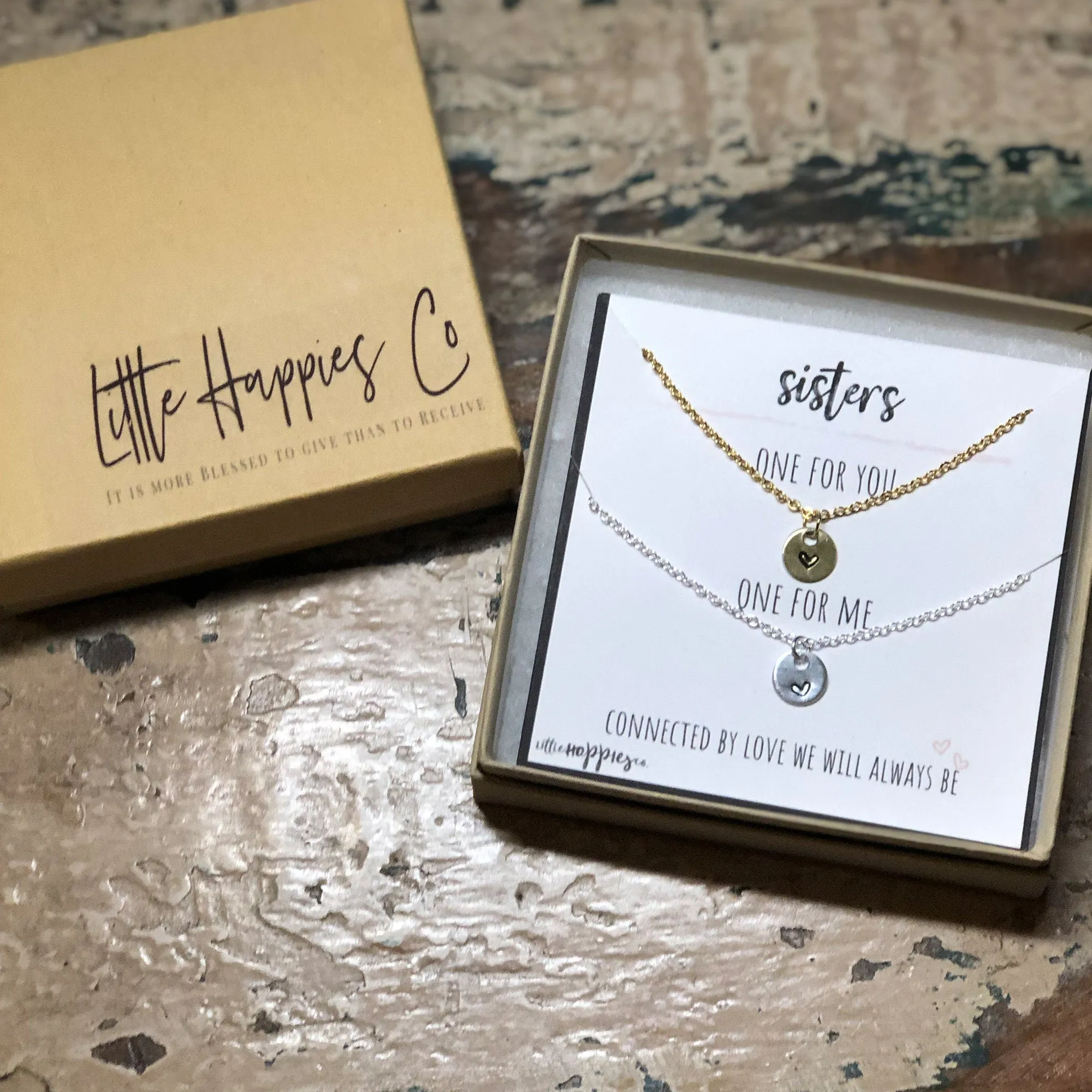 Sister necklaces for 2 - Personalized gifts for sister, Gift for sister, Creative birthday ideas for sister, Sister necklace, Sister gifts