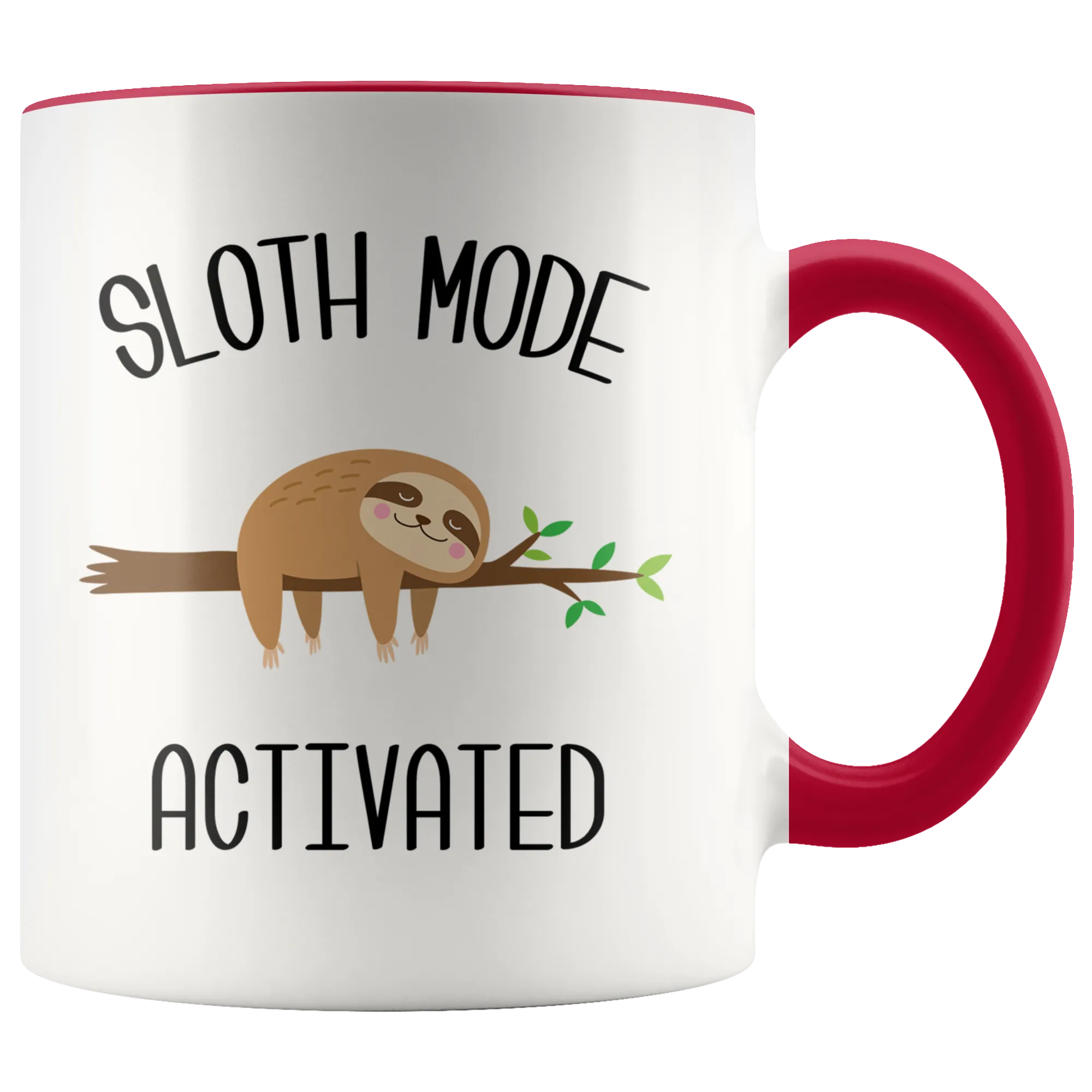 Sloth Mode Activated Mug Cute Sloths Lover Gift Coffee Cup Introvert Gift