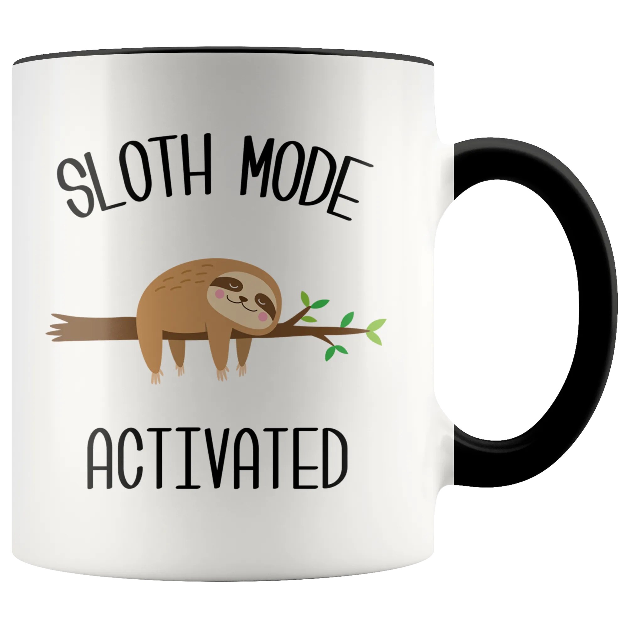 Sloth Mode Activated Mug Cute Sloths Lover Gift Coffee Cup Introvert Gift