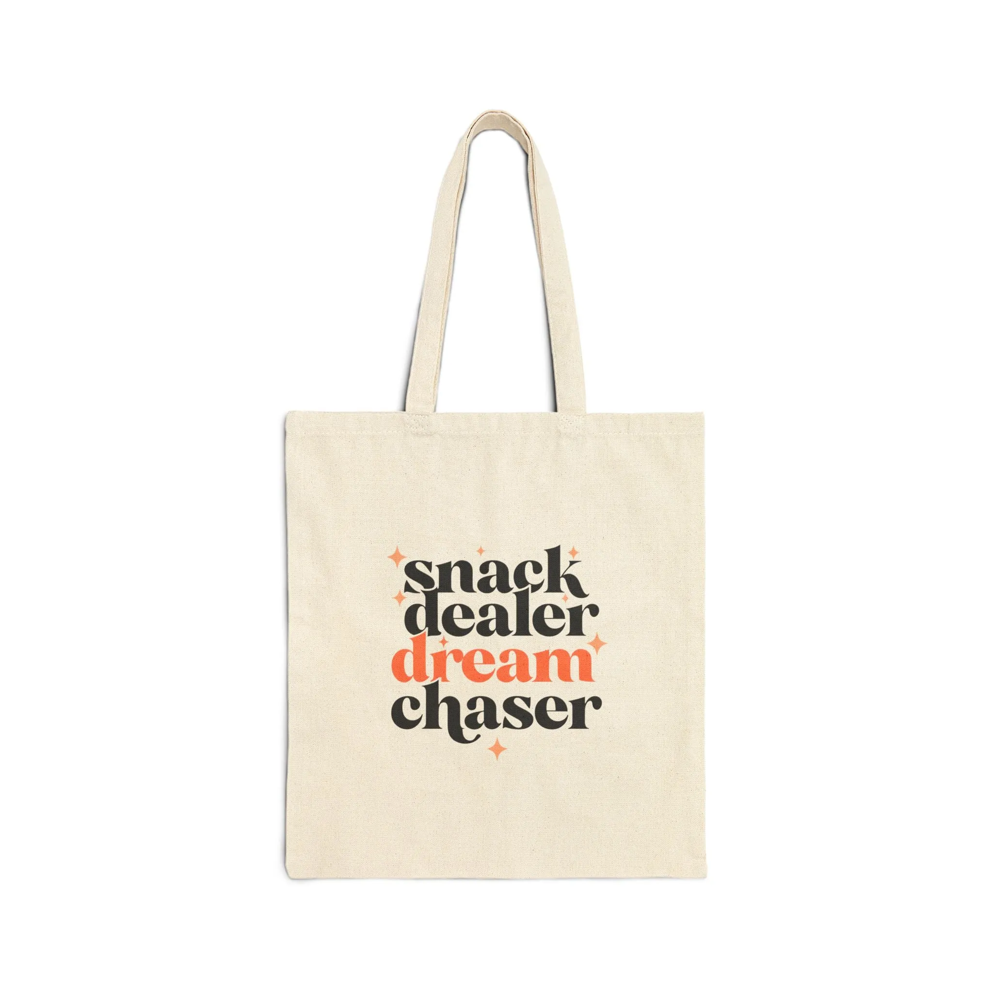 Snack Dealer Dream Chaser Cotton Canvas Tote Bag