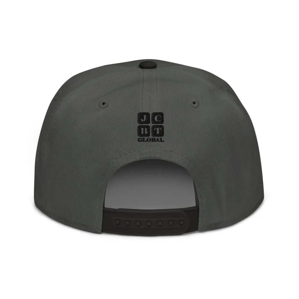 Snapback Hat "1052-0081 Software Engineer At Work (Black Logo)"