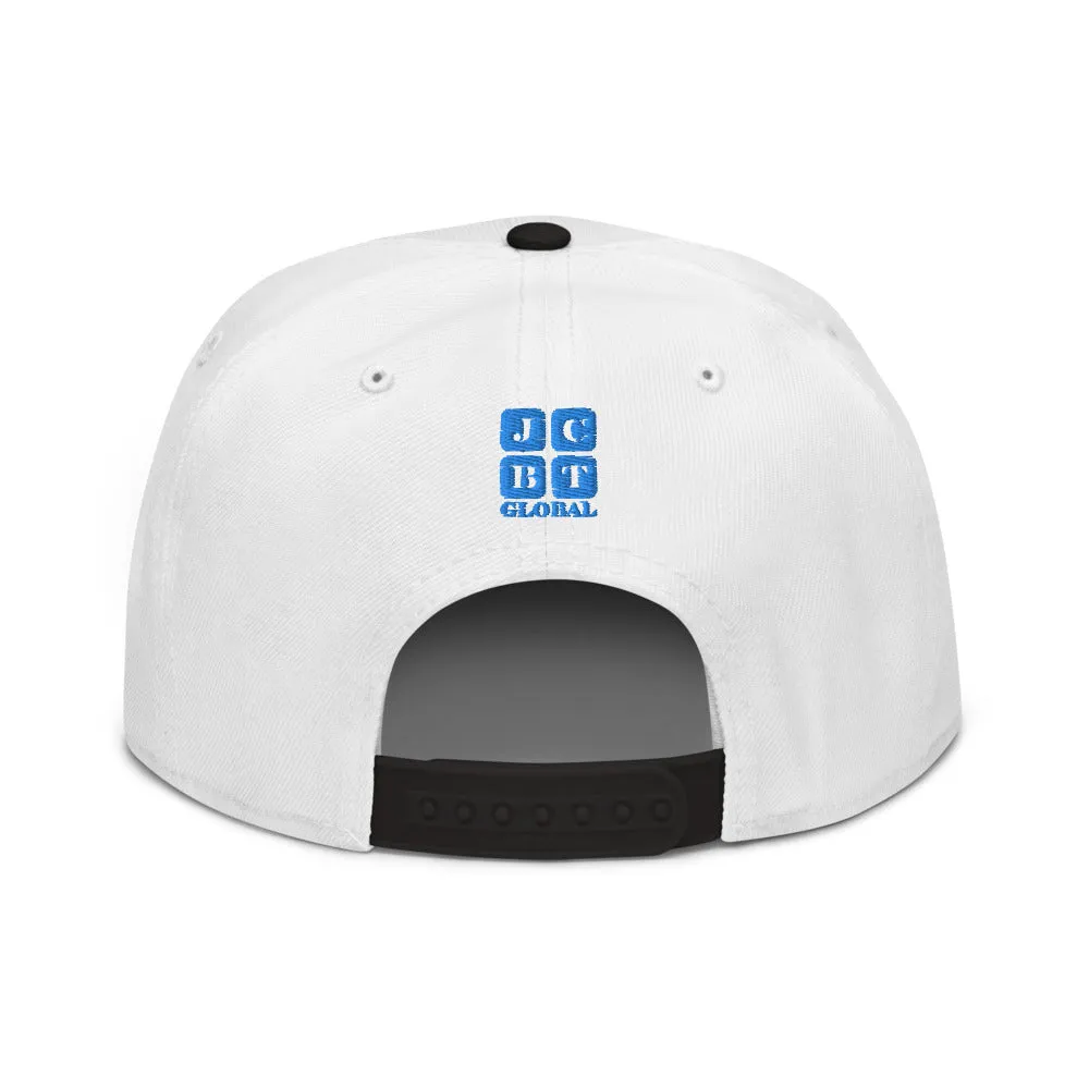 Snapback Hat "1052-0081 Software Engineer At Work (Blue Logo)"