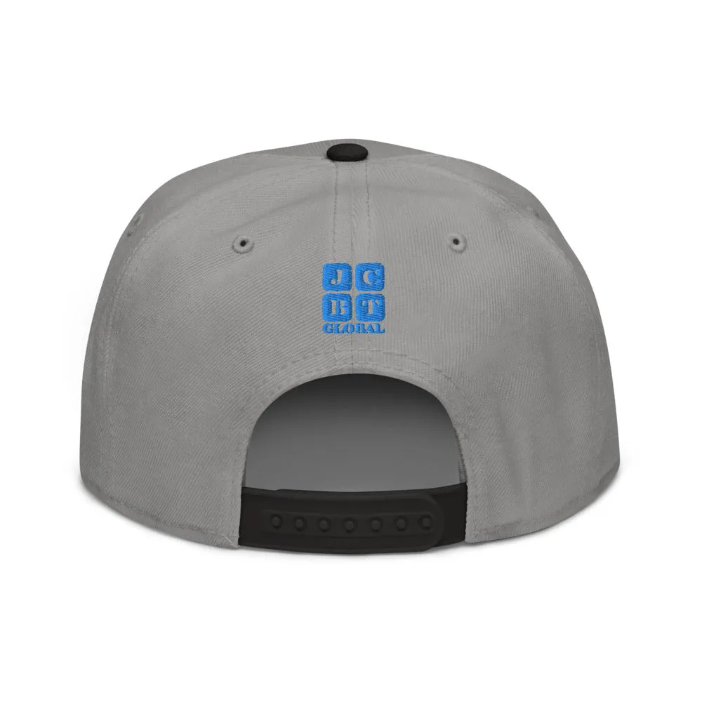 Snapback Hat "1052-0081 Software Engineer At Work (Blue Logo)"