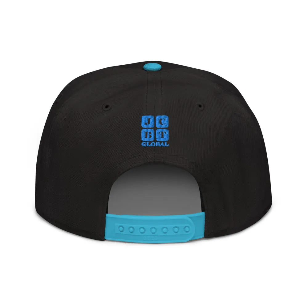 Snapback Hat "1052-0081 Software Engineer At Work (Blue Logo)"