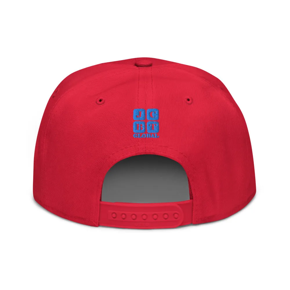 Snapback Hat "1052-0081 Software Engineer At Work (Blue Logo)"