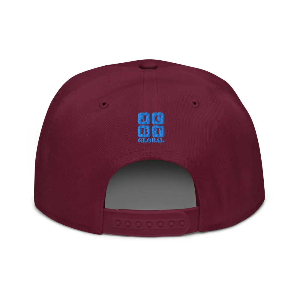 Snapback Hat "1052-0081 Software Engineer At Work (Blue Logo)"