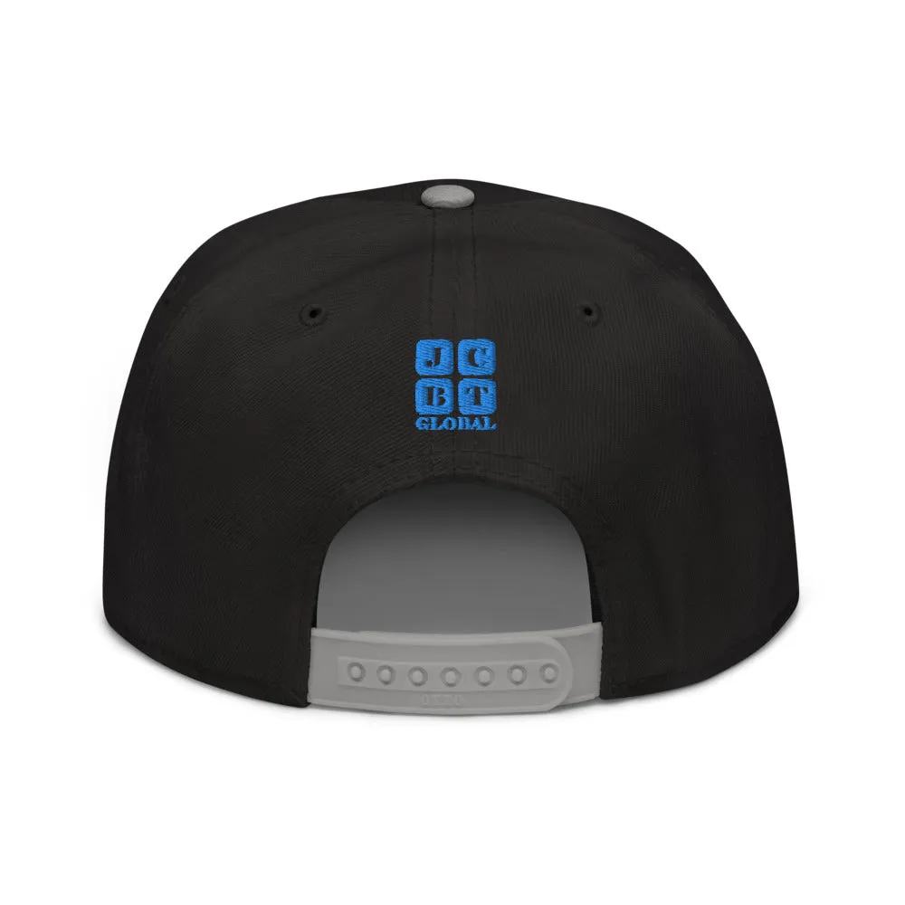Snapback Hat "1052-0081 Software Engineer At Work (Blue Logo)"