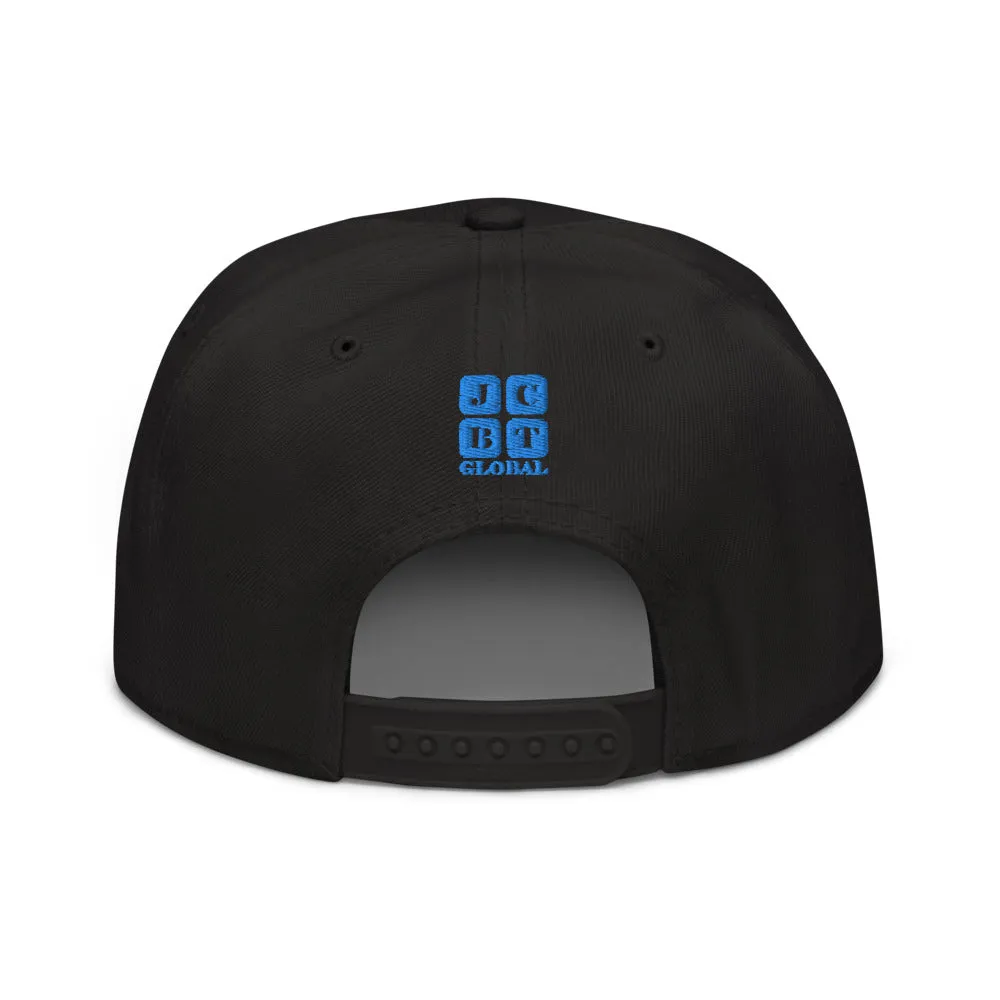 Snapback Hat "1052-0081 Software Engineer At Work (Blue Logo)"